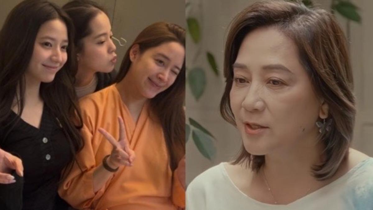 歐陽妮妮順利誕下小龍哥哥寶寶，傅娟升格當外婆。（圖／翻攝自傅娟小紅書）