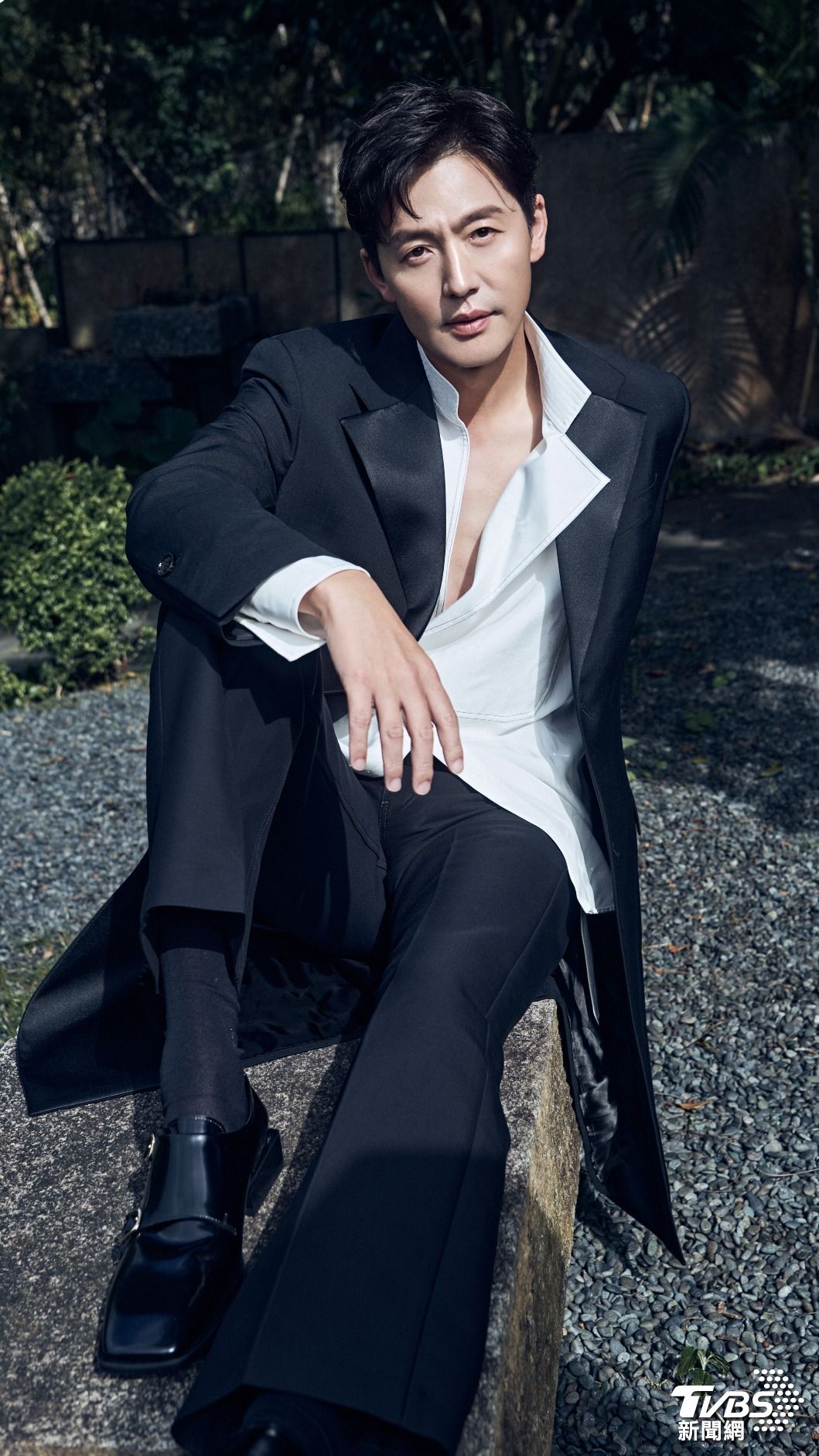 李廷鎮分享來台拍戲心情。（圖／TVBS）