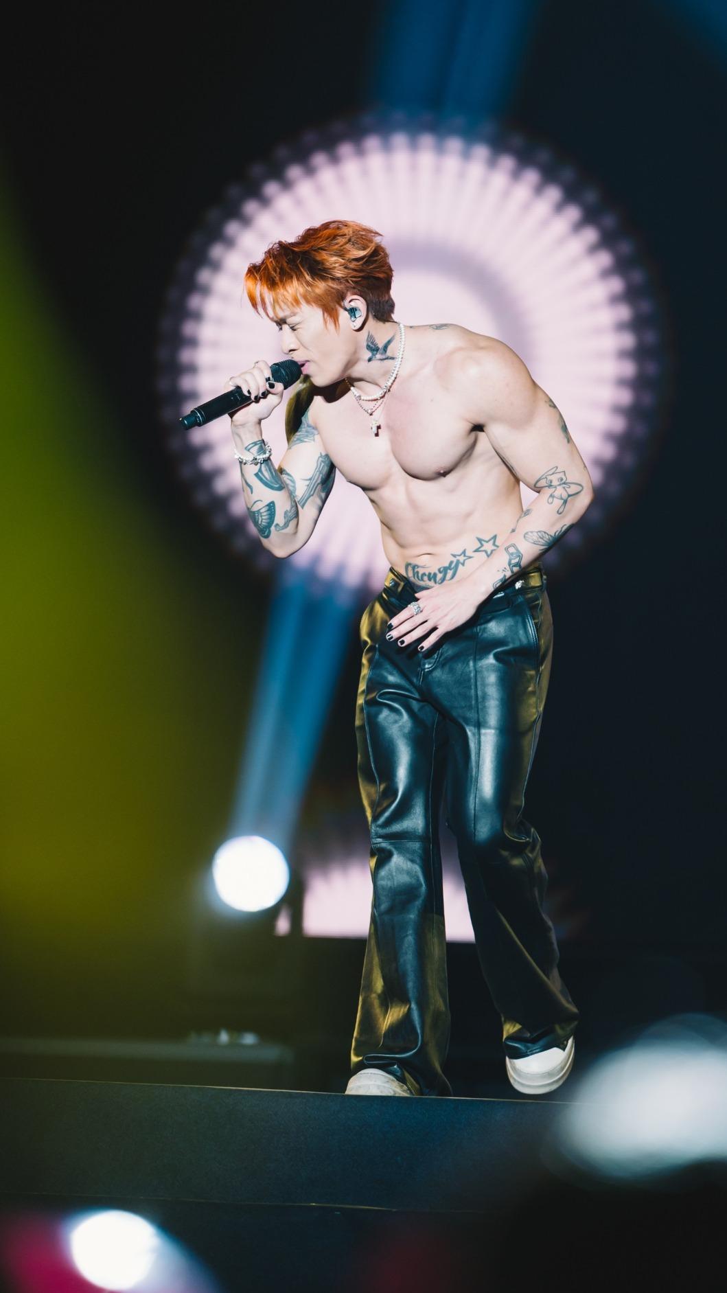 Tyson Yoshi露身材。（圖／想不到音樂工作室提供）