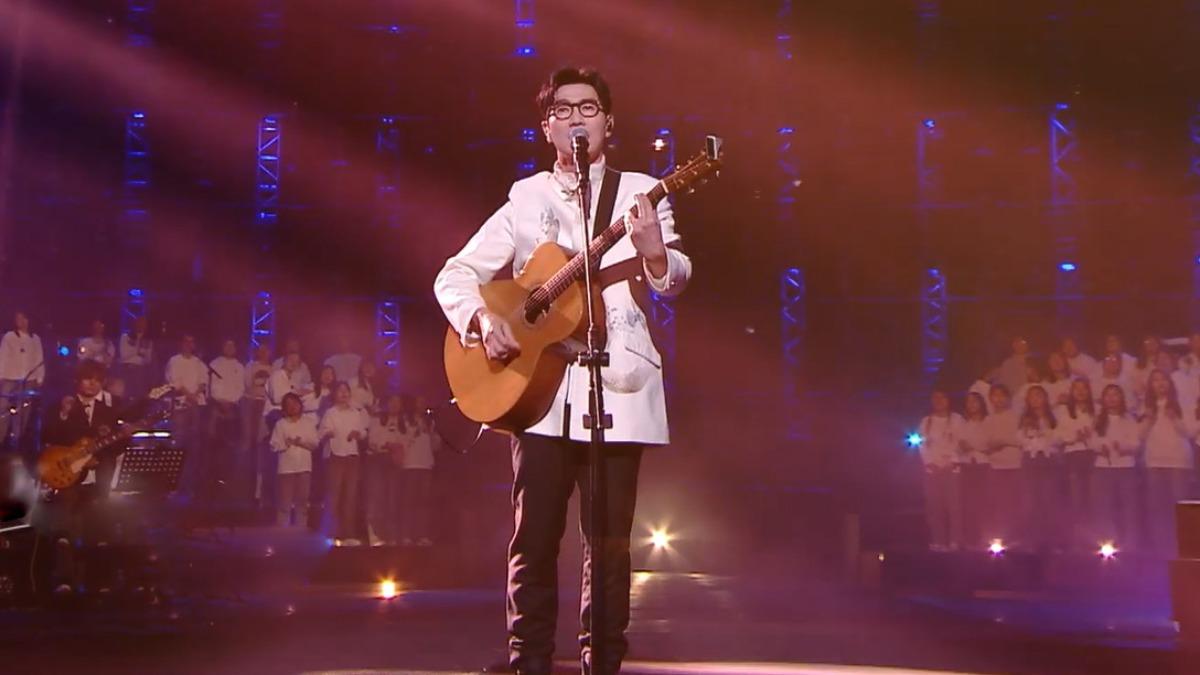 品冠第3度登上北京衛視跨年晚會。（圖／種子音樂提供）