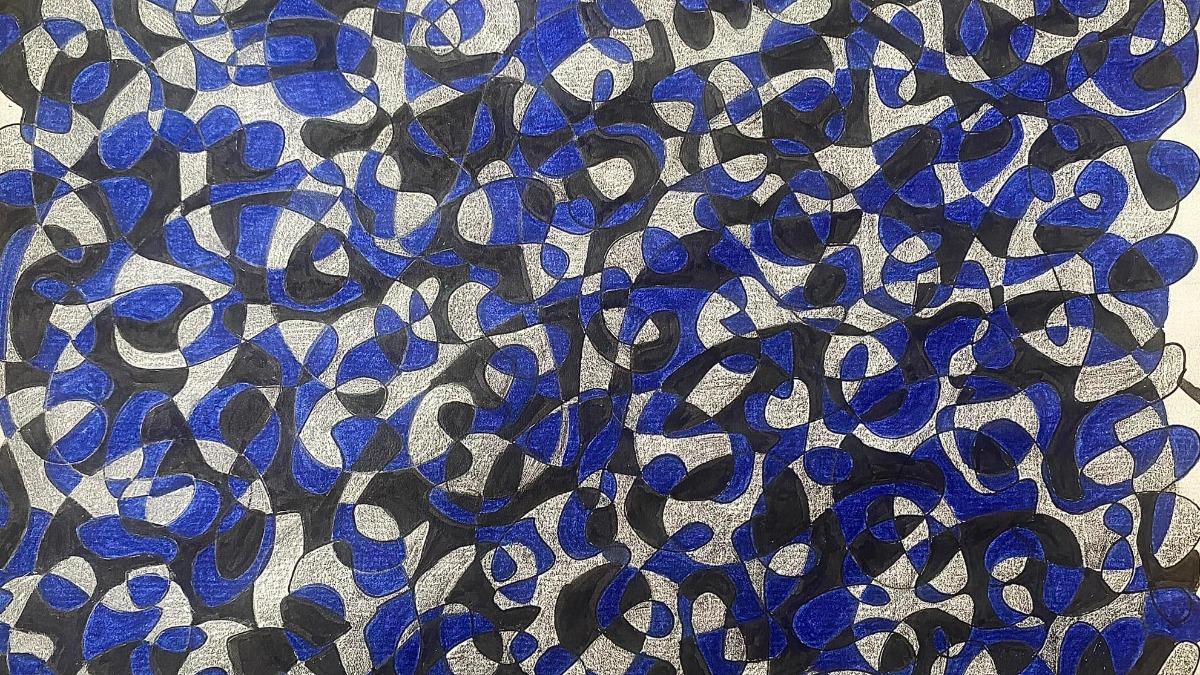 王新蓮分享住院時的創作。（圖／翻攝自蓮蓮説臉書）