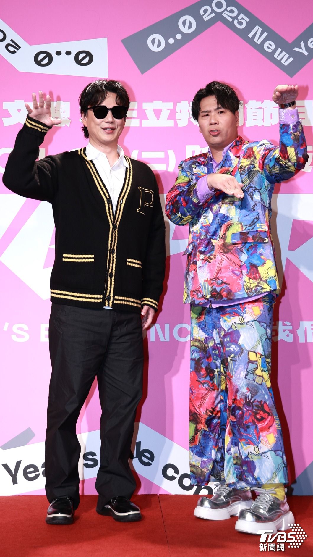 蕭煌奇（左）、邵大倫受邀演出。（圖／黃城碩攝）