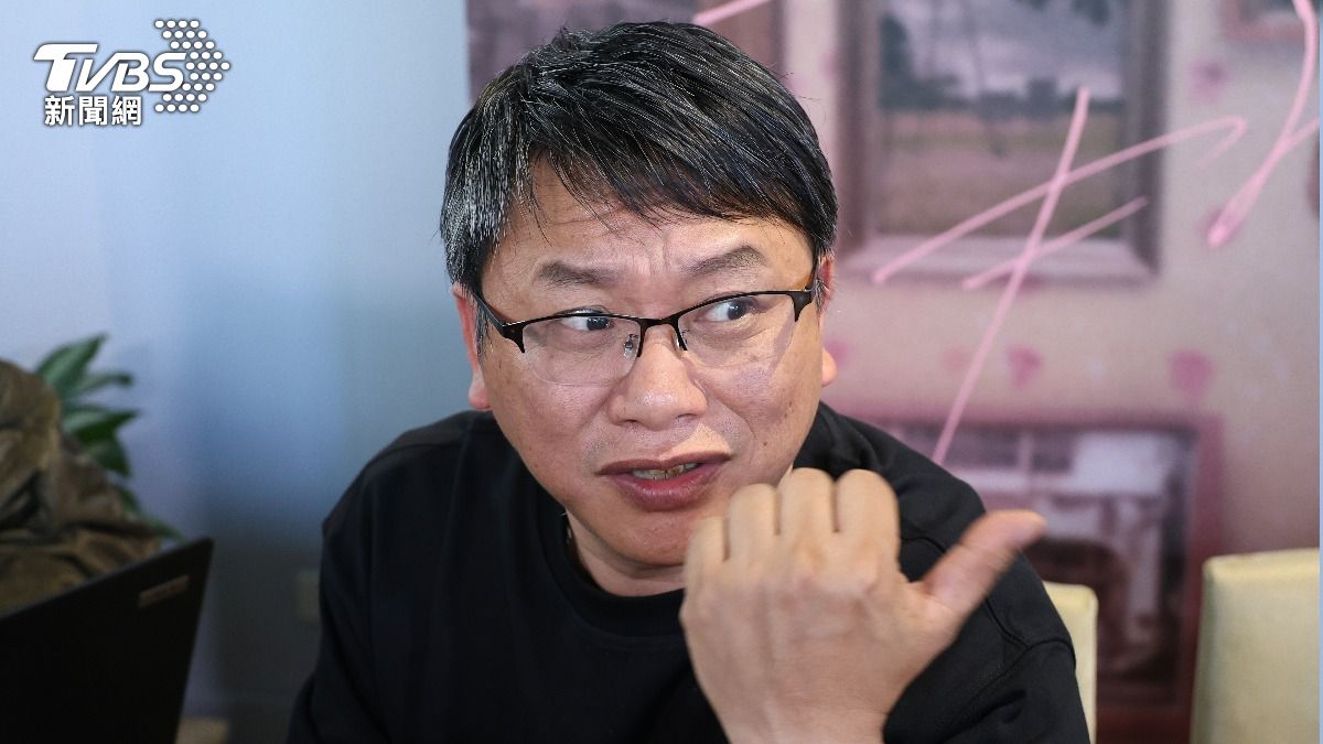 湯昇榮受訪。（圖／張哲鳴攝）