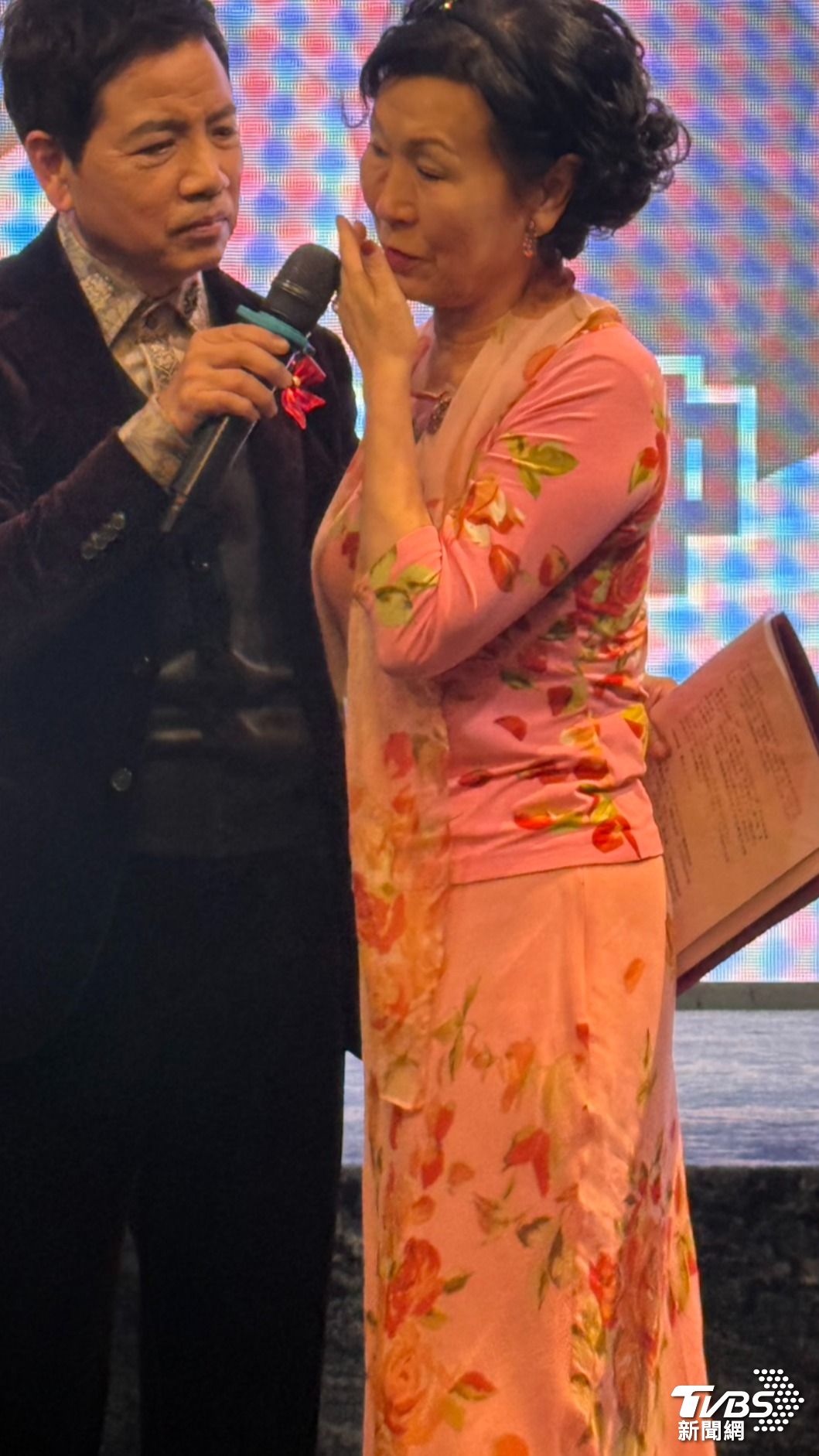 米賽珍哭了。（圖／劉建偉攝）