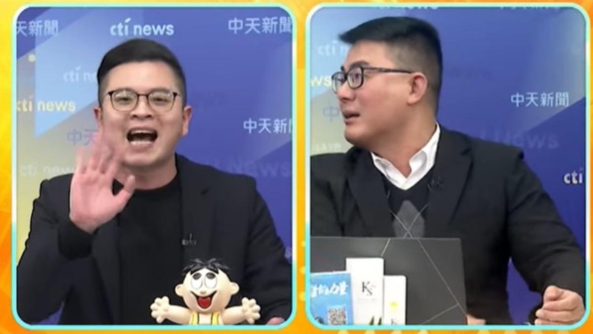 凌濤與黃揚明。（圖／翻攝自YT@大新聞大爆卦HotNewsTalk）