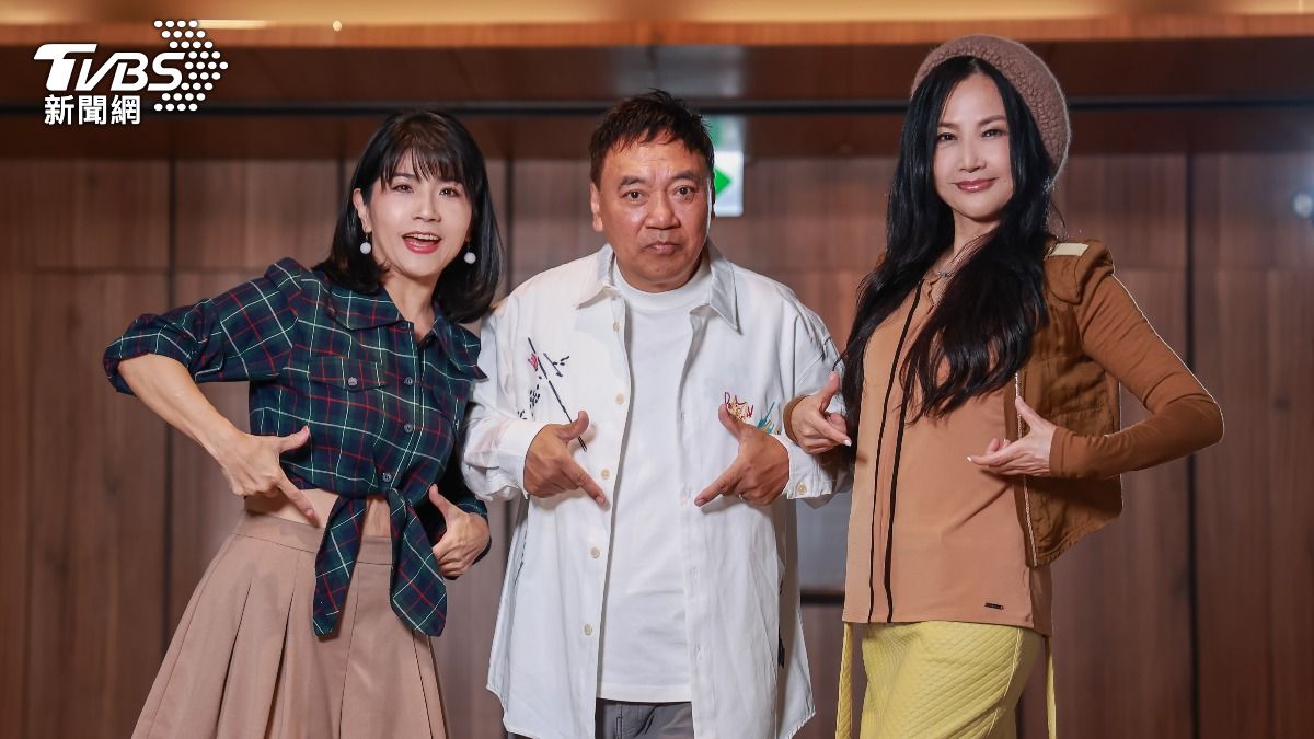 陳艾湄(左起)、施孝榮、于台煙將一起開「民歌50高峰會」。(圖/趙世平攝)