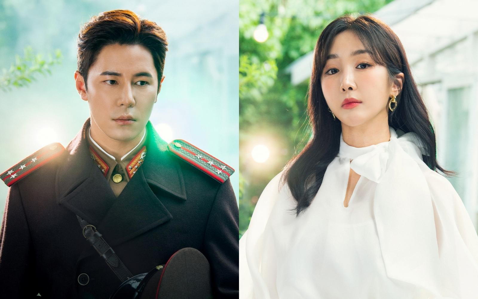 《愛的迫降：旗艦版》男主角由李奎炯（左）化身北韓帥氣軍官利正赫，金勵鴛飾演尹世理。（圖／甲上娛樂提供）
