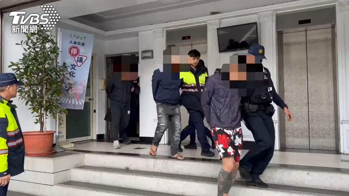 警方將7名犯嫌移送法辦。（圖／TVBS）