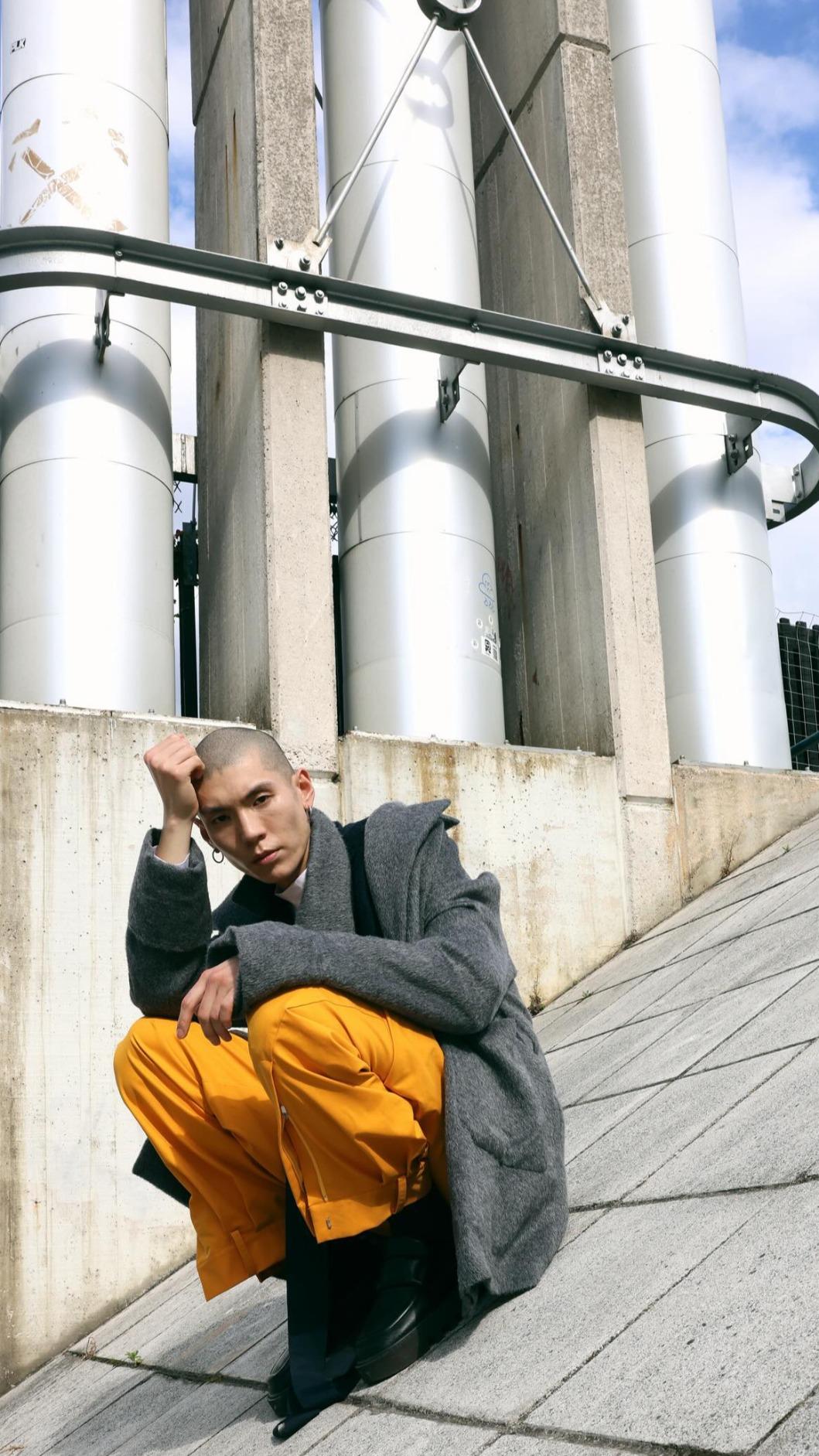 杜威正在台師大攻讀運動心理學碩士班。（圖／丹藍國際提供）