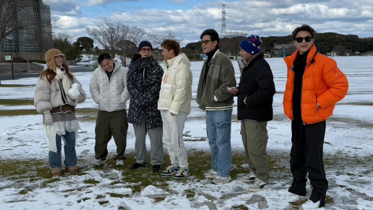 六棒和朵拉在日本錄《來吧！哪裡怕》，對於鬼鬼的好消息震驚不已。（圖／林彥君攝）