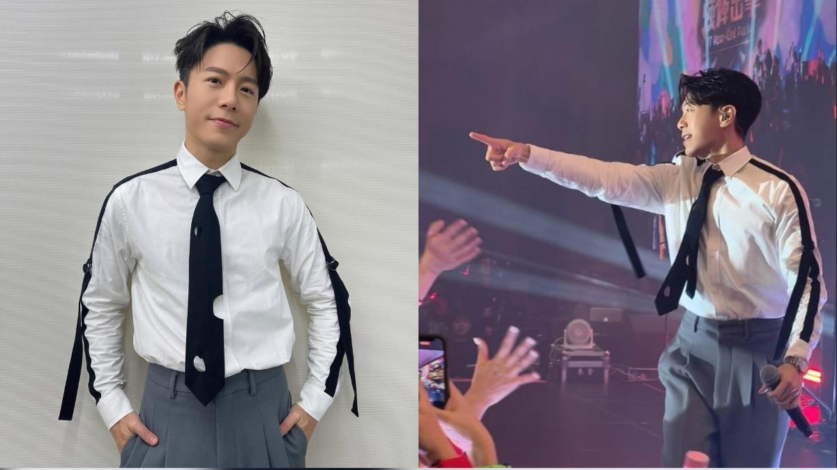 韋禮安受邀熱唱，並稱讚台積電的尾牙舞台擁有演唱會規格。（圖／翻攝自韋禮安IG）