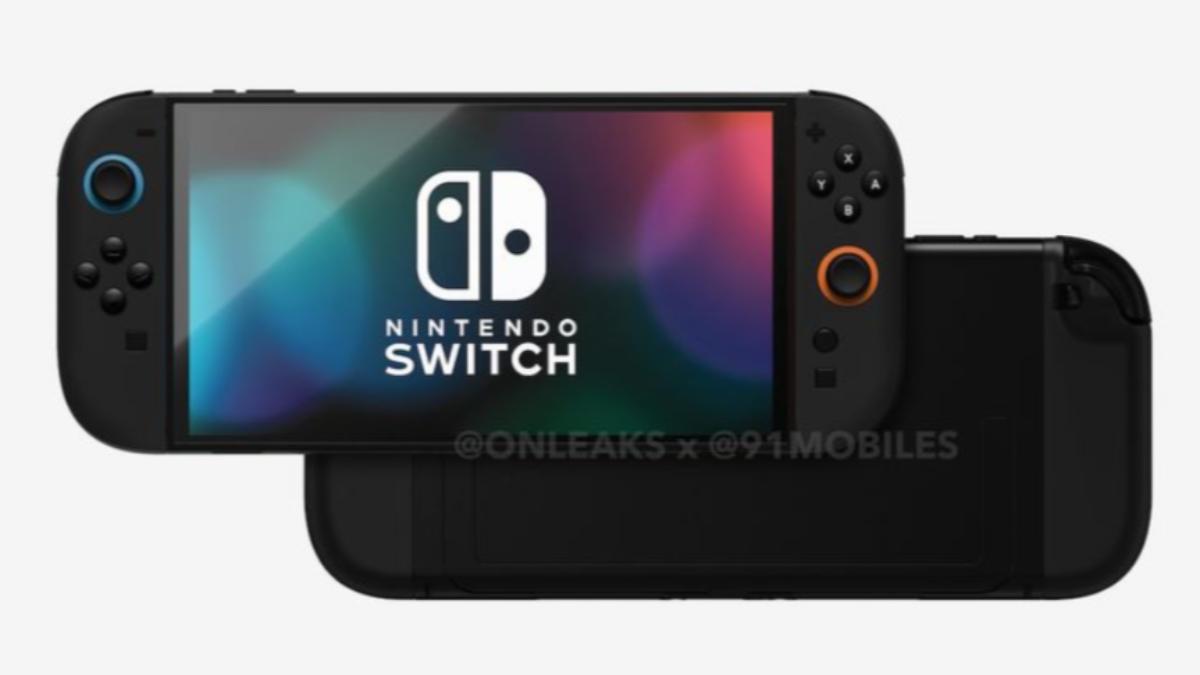 爆料客OnLeaks分享Switch 2渲染圖。（圖／翻攝自91Mobiles）