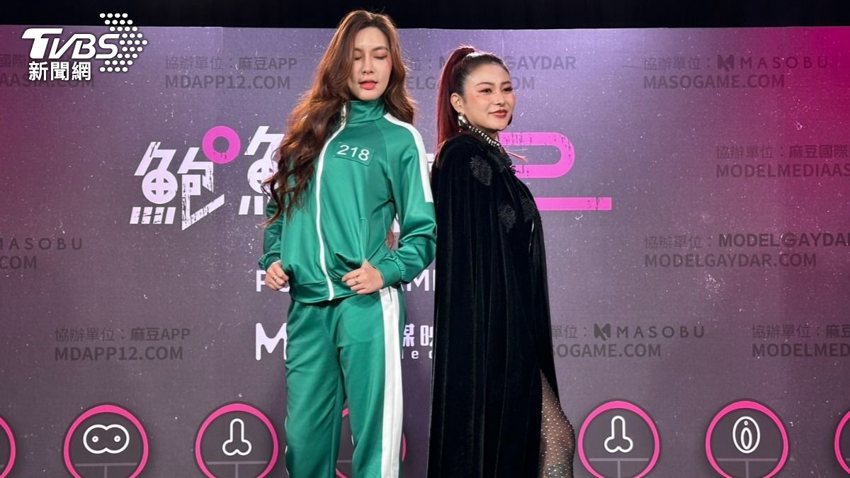 艾熙、Rae Lil Black。（圖／廖福生攝）