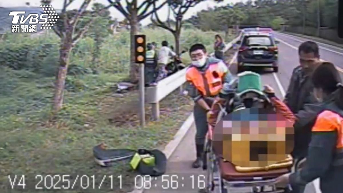 陳女送醫不治。（圖／TVBS）