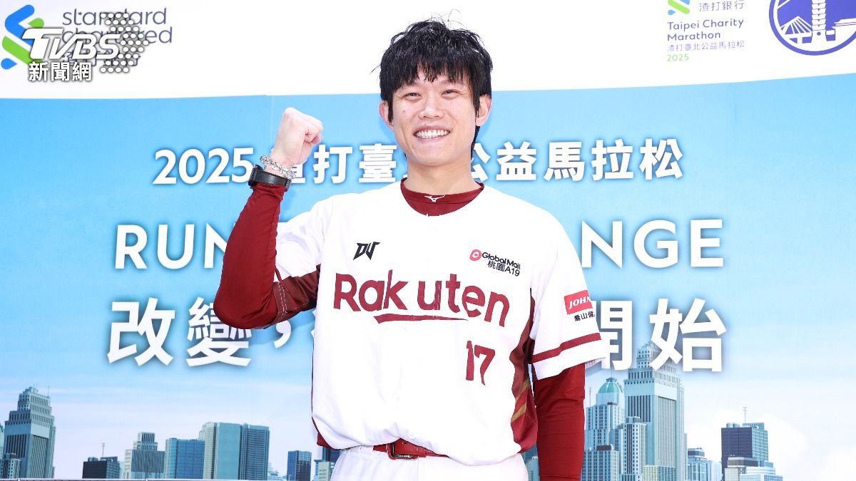 陳冠宇習慣在球場上跑短跑，慢跑對他來說很困難。（圖／黃城碩攝）