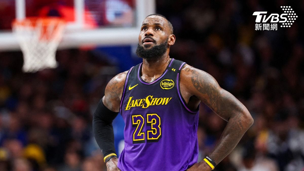 年滿40歲的「詹皇」詹姆斯。（圖／達志影像路透社）