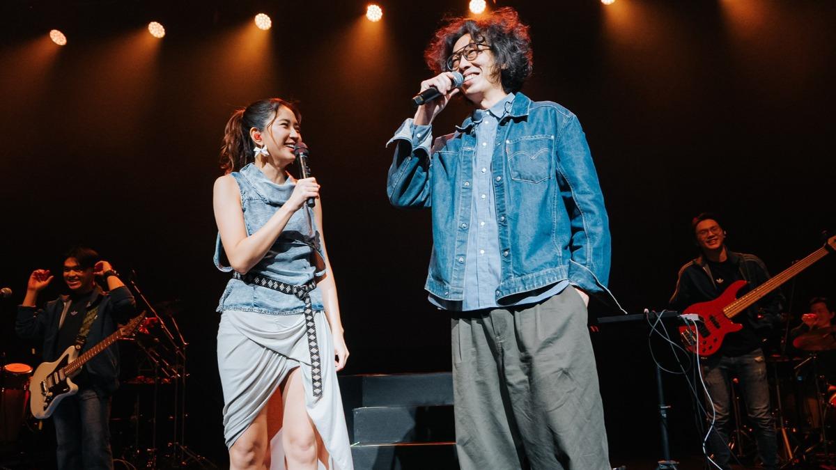 9m88和馬念先對唱〈你朝我的方向走來〉。（圖／KKLIVE X 爵士寶貝提供）