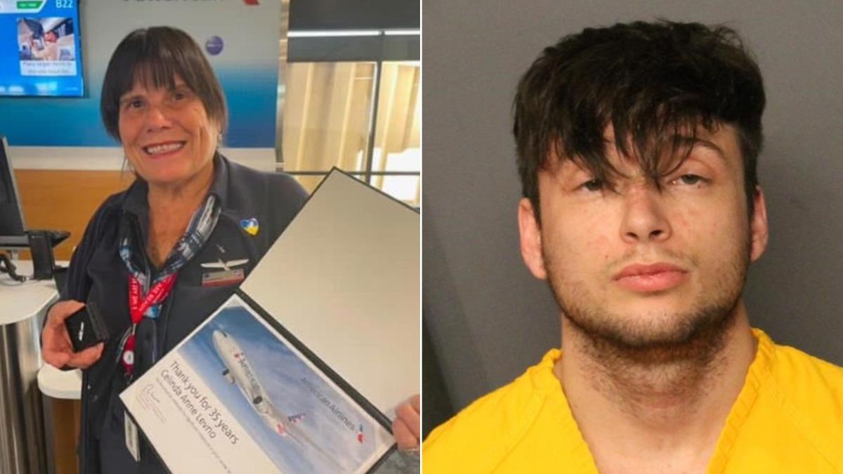 24歲男子伊萊亞（右）11日持刀殺害2人，其中包含71歲的資深空服員塞琳達（左）。（圖／翻攝自Denver Police Dept、X@@TWULocal579）