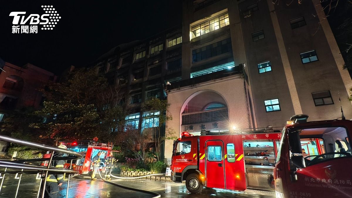 華梵大學火警。（圖／陳冠宇攝）