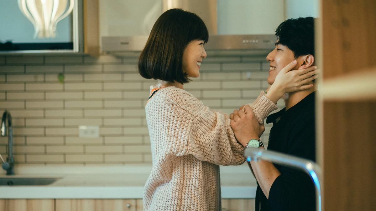 孫可芳（左）、林子閎同台飆戲。（圖／TVBS提供）