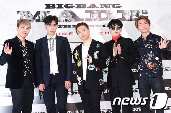 BIGBANG過去紅極一時，勝利（左一）、T.O.P（左二）都因各自問題退團。（圖／news1提供）