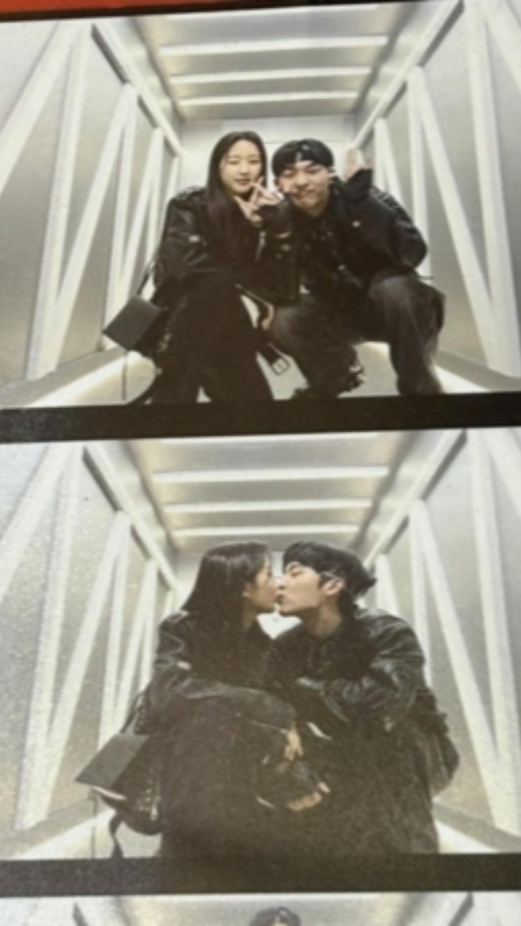 文佳煐與崔顯旭的拍貼遭到店家外流，引發假戲真作傳聞。（圖／翻攝自韓網）