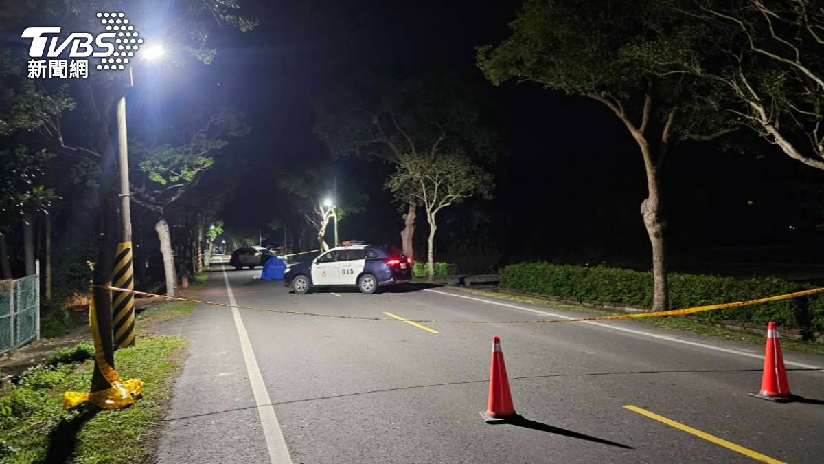 宜蘭縣礁溪鄉死亡車禍。（圖／TVBS）