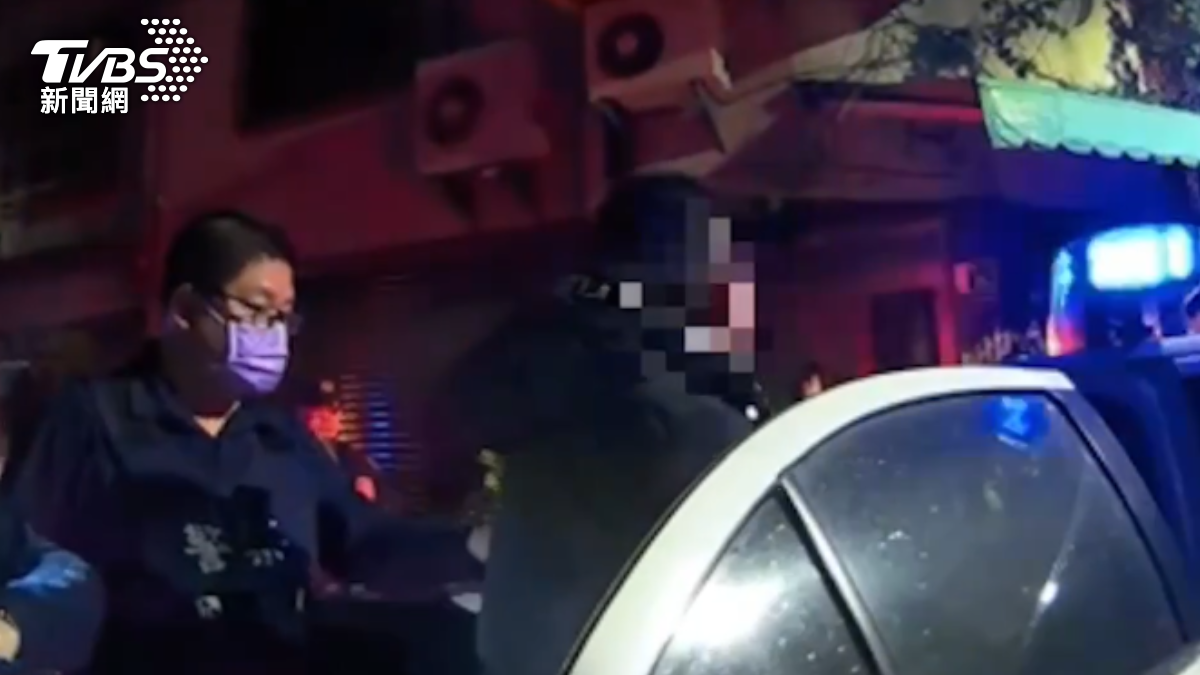 黎男被依違反社會秩序維護法送辦。（圖／TVBS）