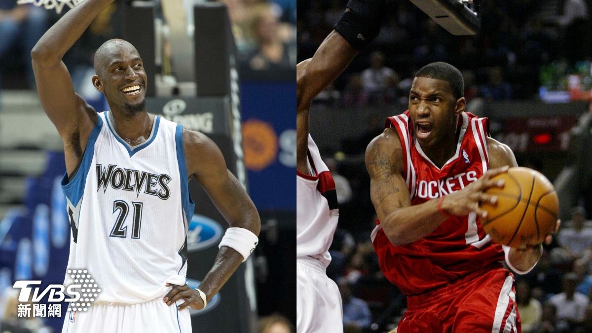 賈奈特、麥克格雷迪。（合成圖／達志影像路透社）