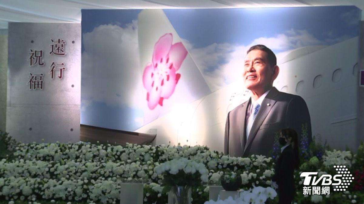 華航前董座謝世謙今起舉辦追思會。（圖／張良瑜攝）