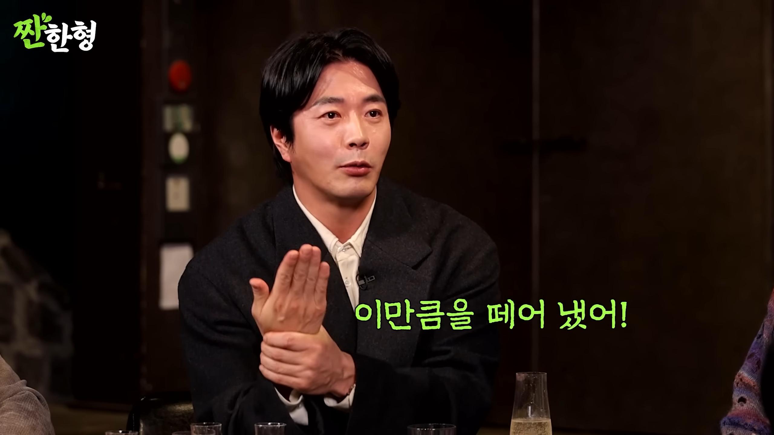 權相佑說自己當時切掉手掌大小的肝臟。（圖／翻攝自zzanbro YouTube）