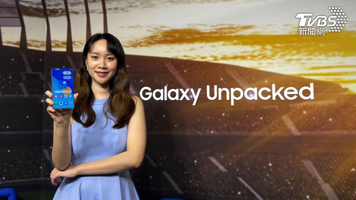 三星Galaxy S25亮相。（圖／陳昫蓁攝）
