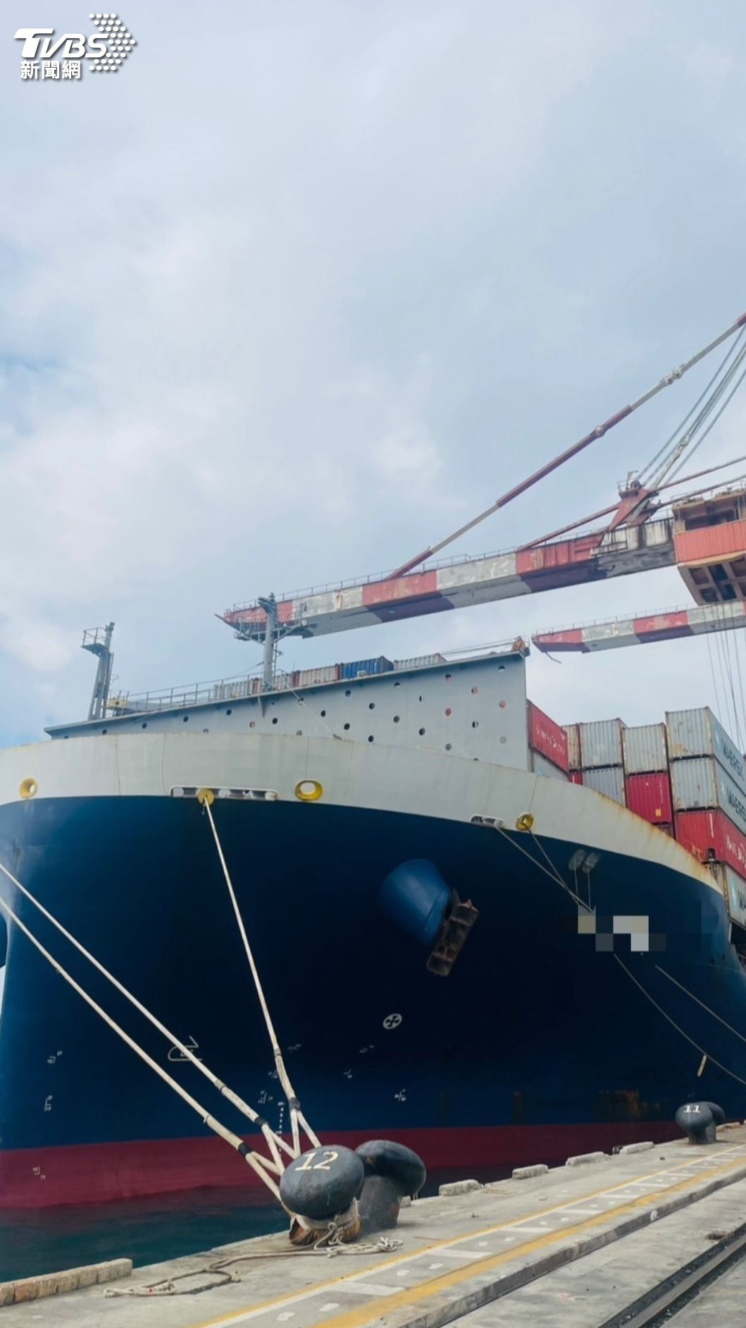 高雄港驚傳船員命案。（圖／TVBS）