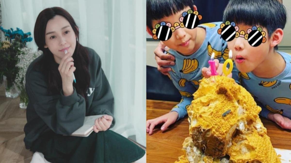 范范前陣子才替雙胞胎兒子慶生。（圖／翻攝自范瑋琪IG）