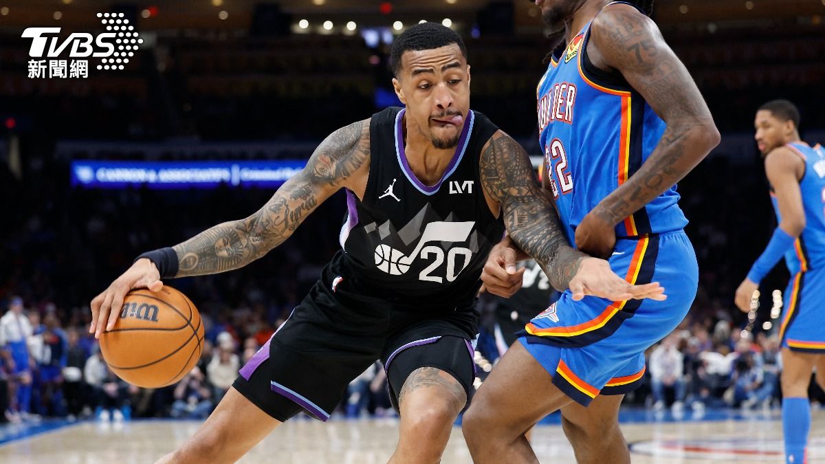 柯林斯回歸交出22分12籃板的雙十成績單。（圖／達志影像路透社）