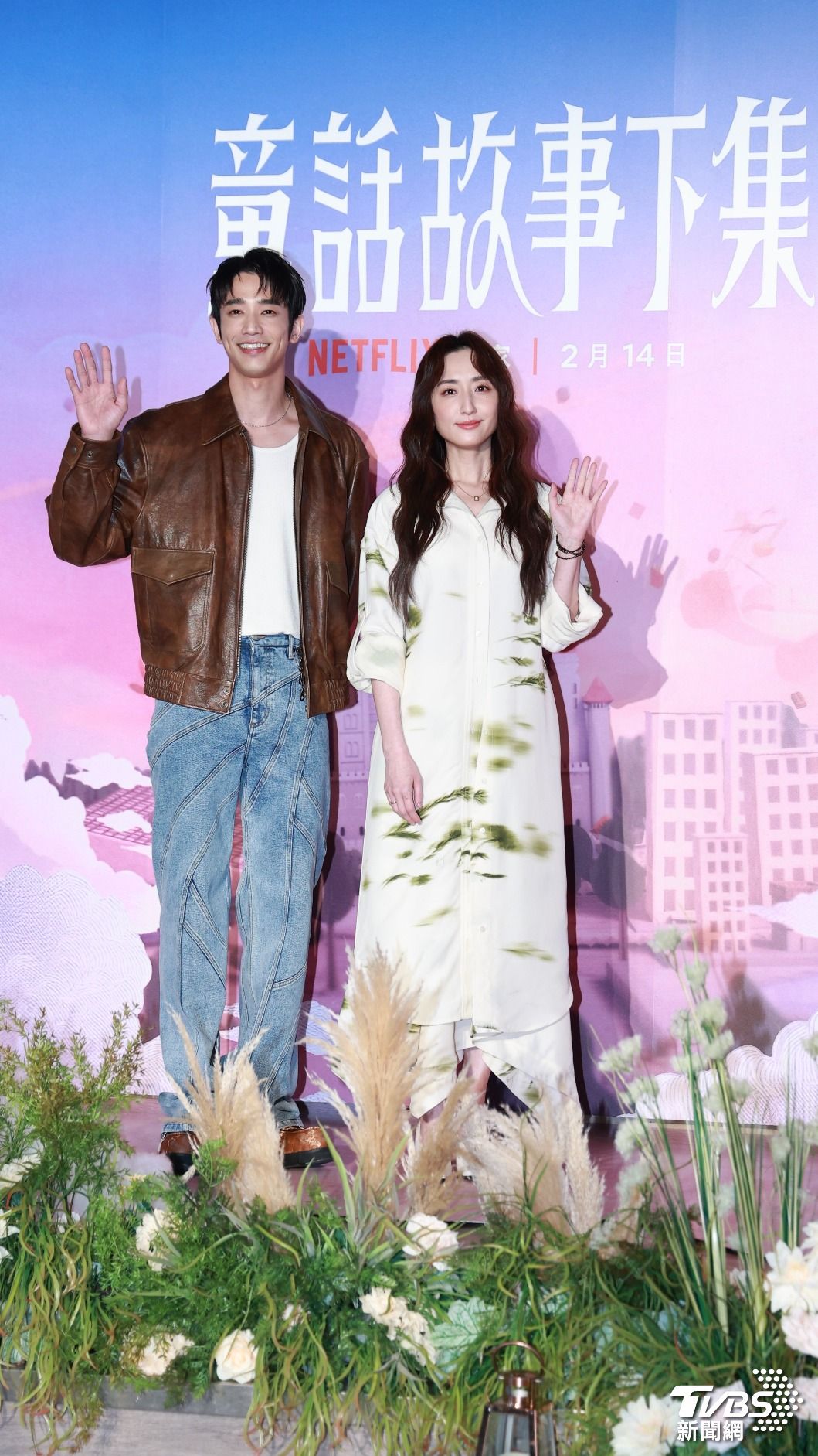 劉以豪（左）、柯佳嬿首次合作，火花十足。（圖／黃城碩攝）