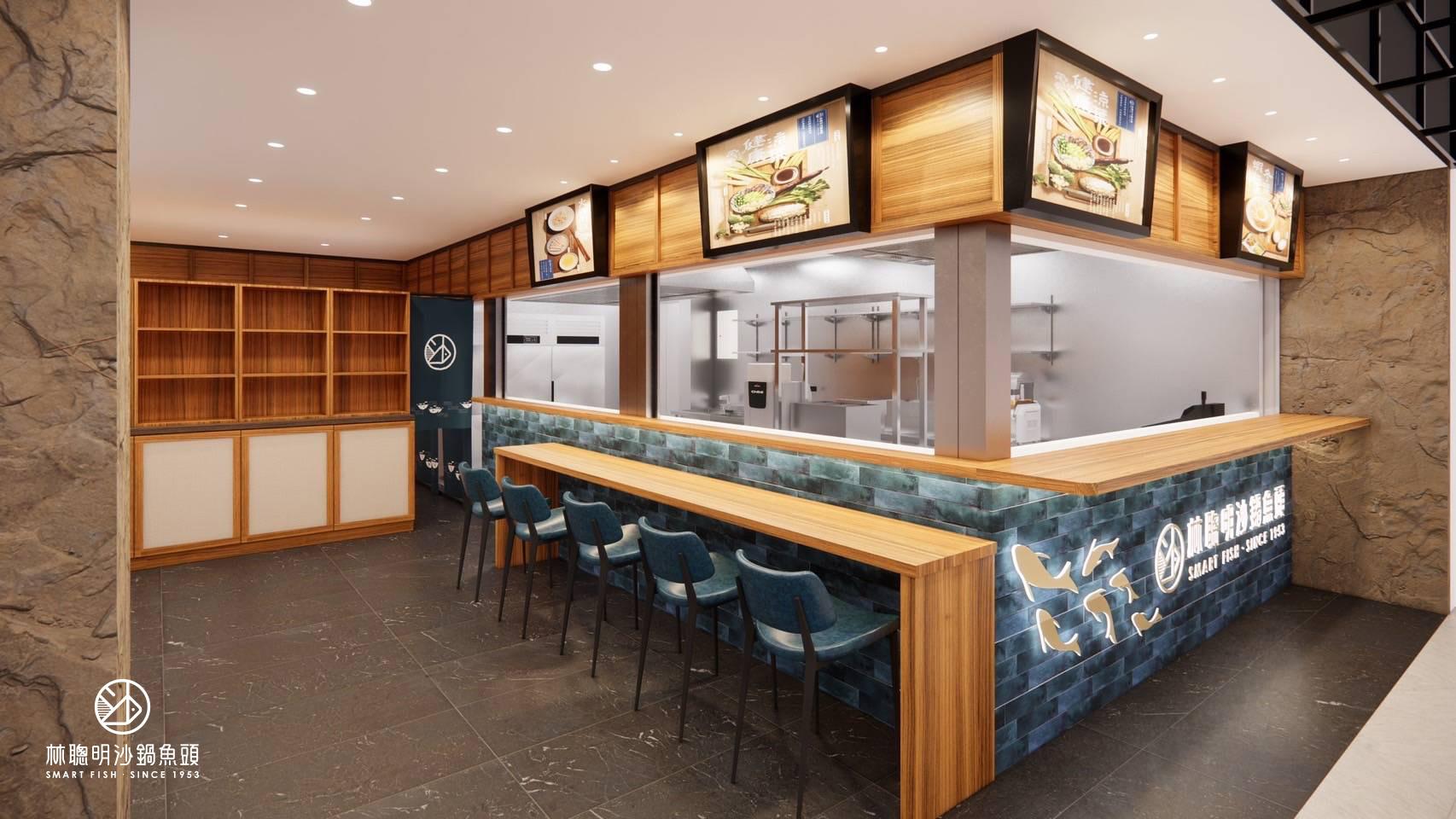 與嘉義總店一樣，能夠看到廚房現煮畫面，增強顧客參與感。（圖／業者提供）