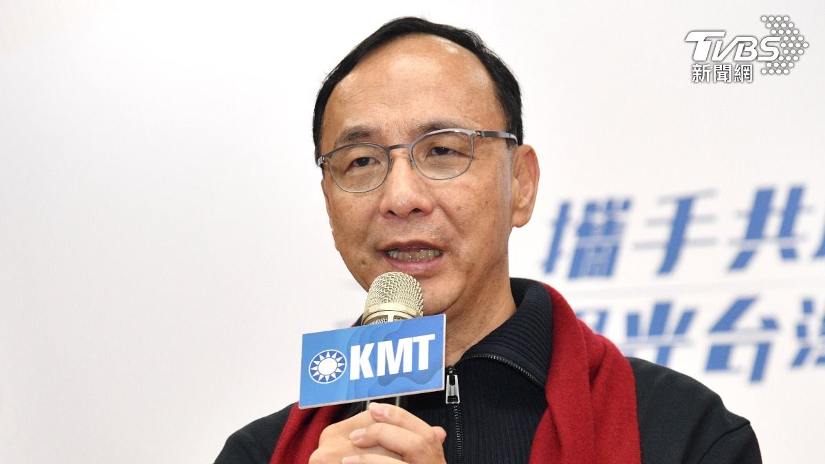 國民黨主席朱立倫。（圖／胡瑞麒攝）