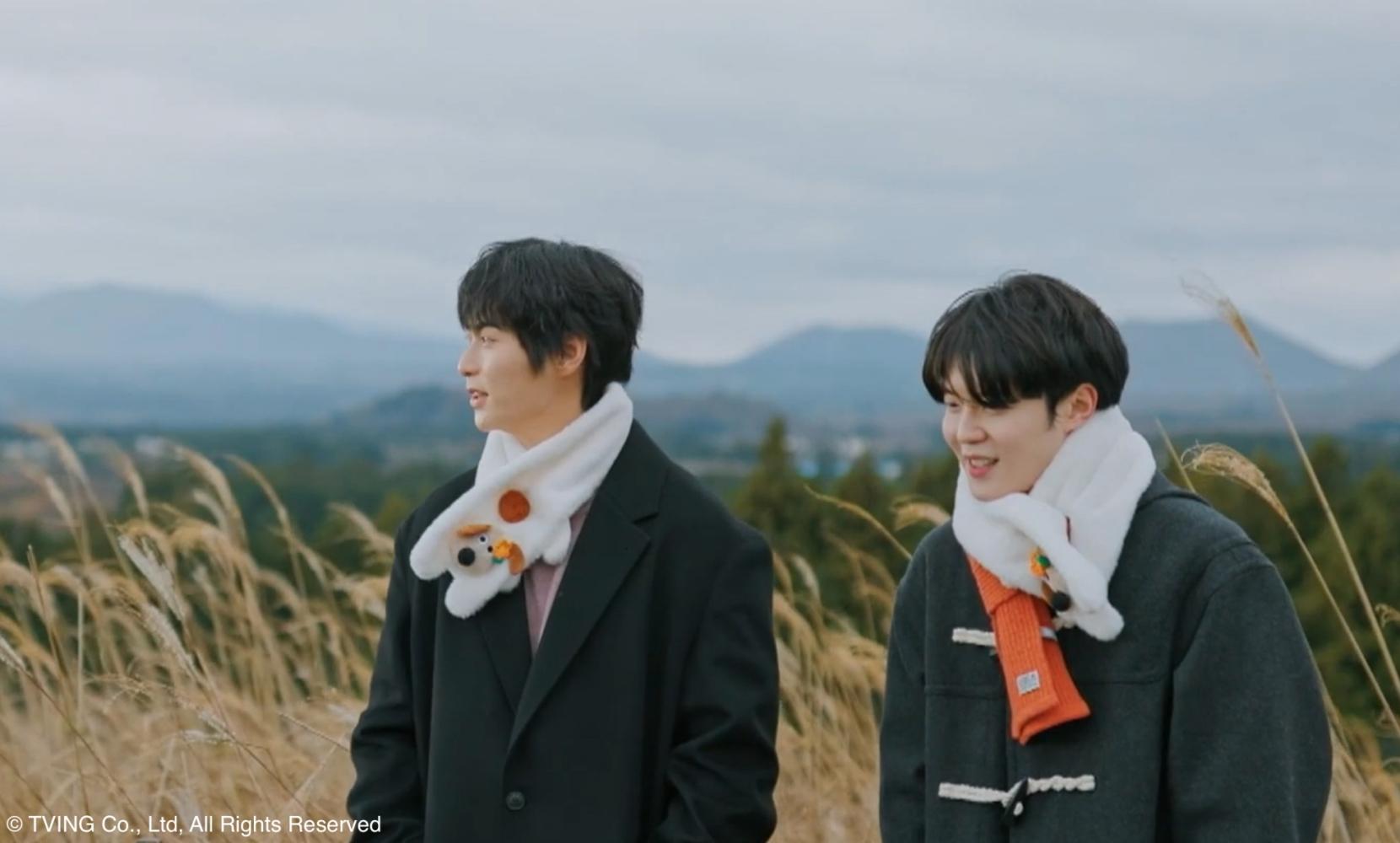 《換乘戀愛3》的光泰（左）與輝鉉。（圖／翻攝自Hami Video）