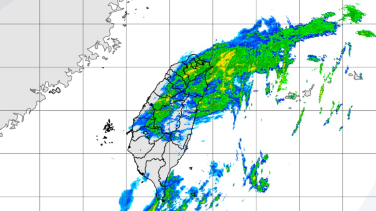 東北季風影響，氣象署發布大雨特報。（圖／氣象署）