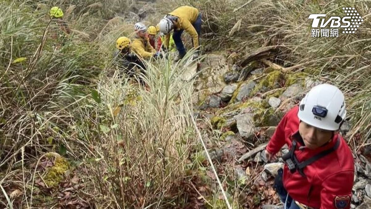 小雪山大崩壁傳出山難憾事。（圖／TVBS）