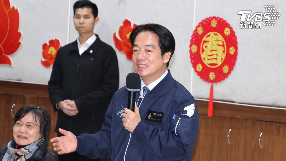 賴清德致詞勉勵警察同仁。（圖／潘建樺攝）