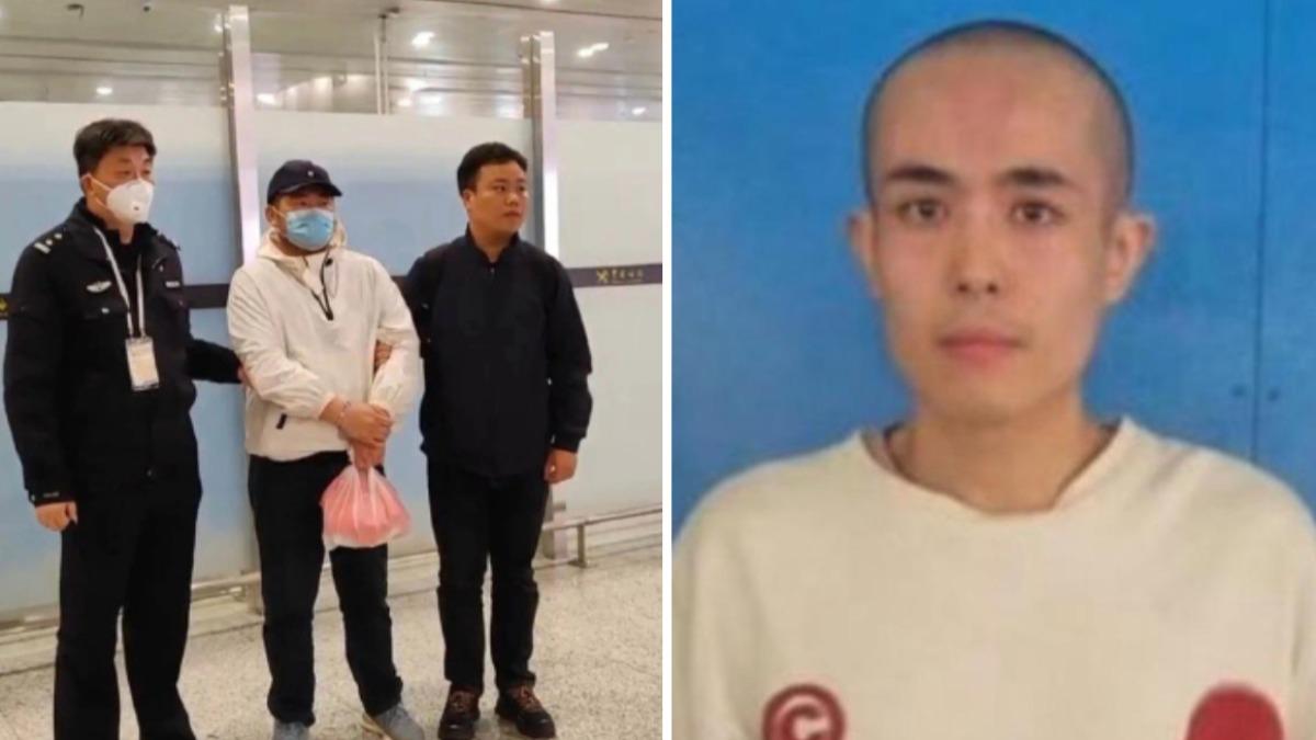 顏十六（左圖白衣男）涉嫌騙王星到泰緬被逮捕。（圖／翻攝自 微博）
