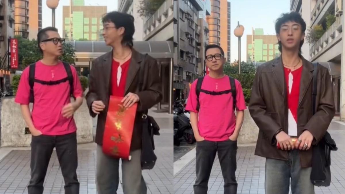 小哈利提醒爸爸哈林不要臭臉，反被嗆囉嗦。（圖／翻攝自庾恩利Threads）