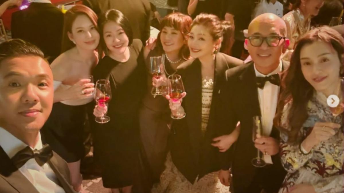 范瑋琪和老公黑人曾和大小S出席王偉忠女兒歸寧宴。(圖/翻攝自IG@blackielovelife)