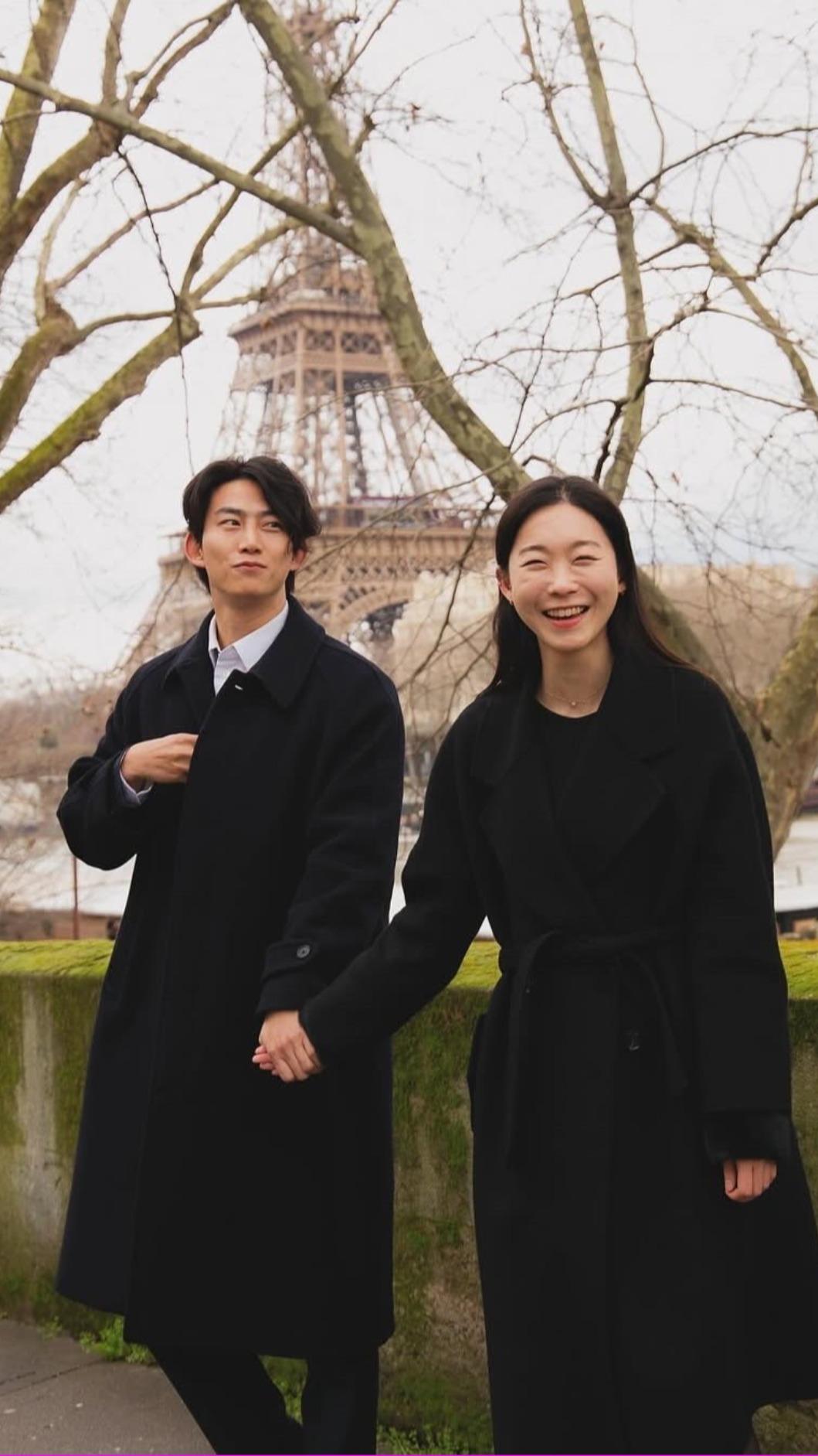 玉澤演女友笑起來眼睛變彎月狀，十分清新可愛。（圖／翻攝自IG）