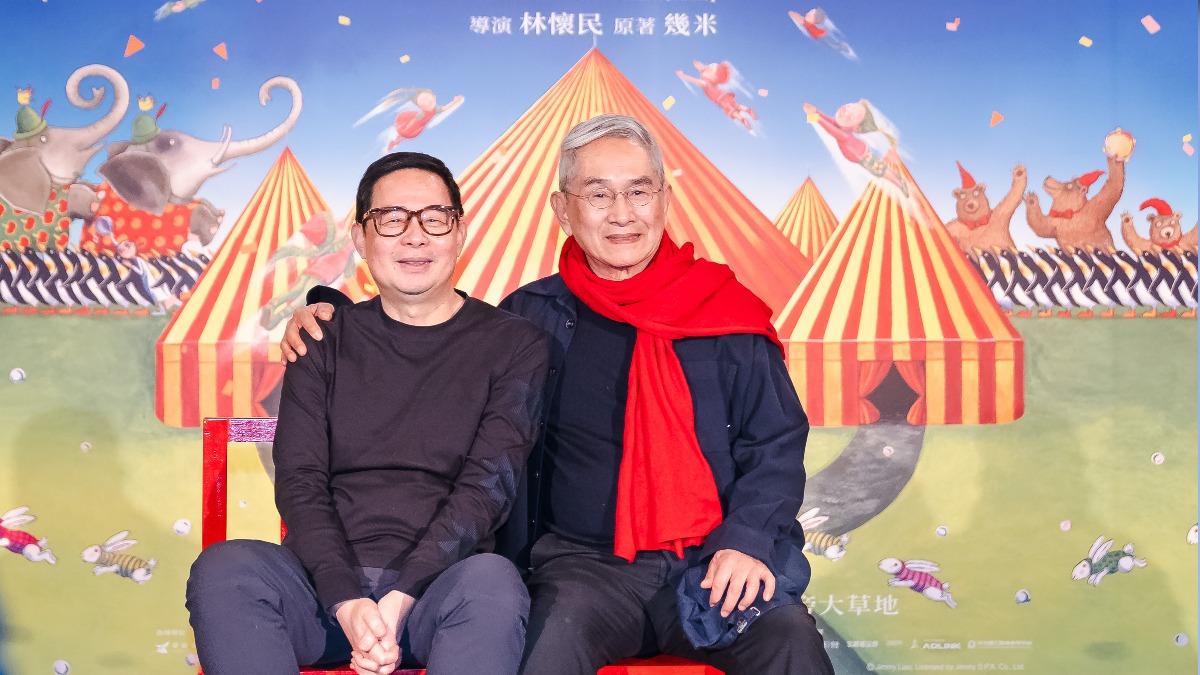 林懷民（右）和幾米難得聯手合作。（圖／FOCASA提供）