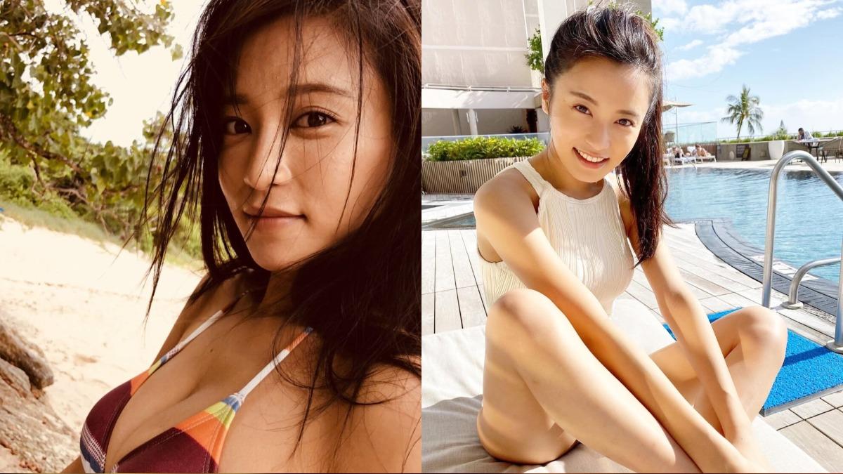 小島琉璃子為日本寫真偶像，同時也是體育主播。（圖／翻攝自小島琉璃子IG）
