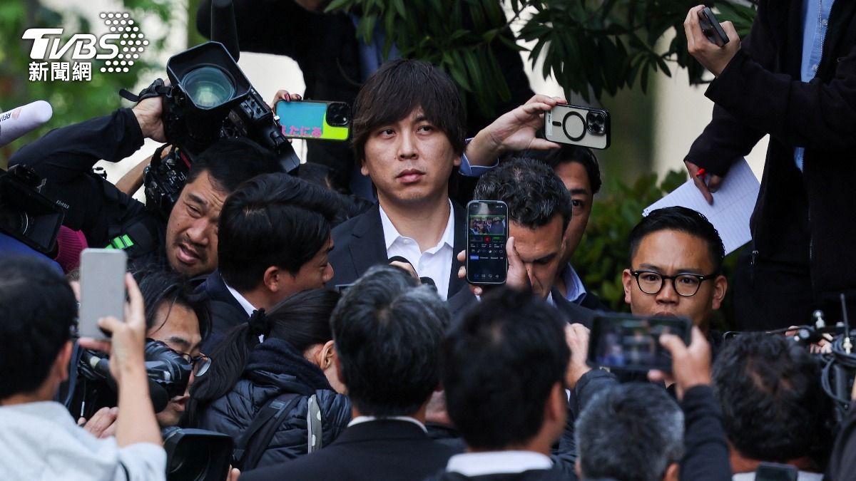 水原一平遭判處4年5個月徒刑。（圖／達志影像路透社）