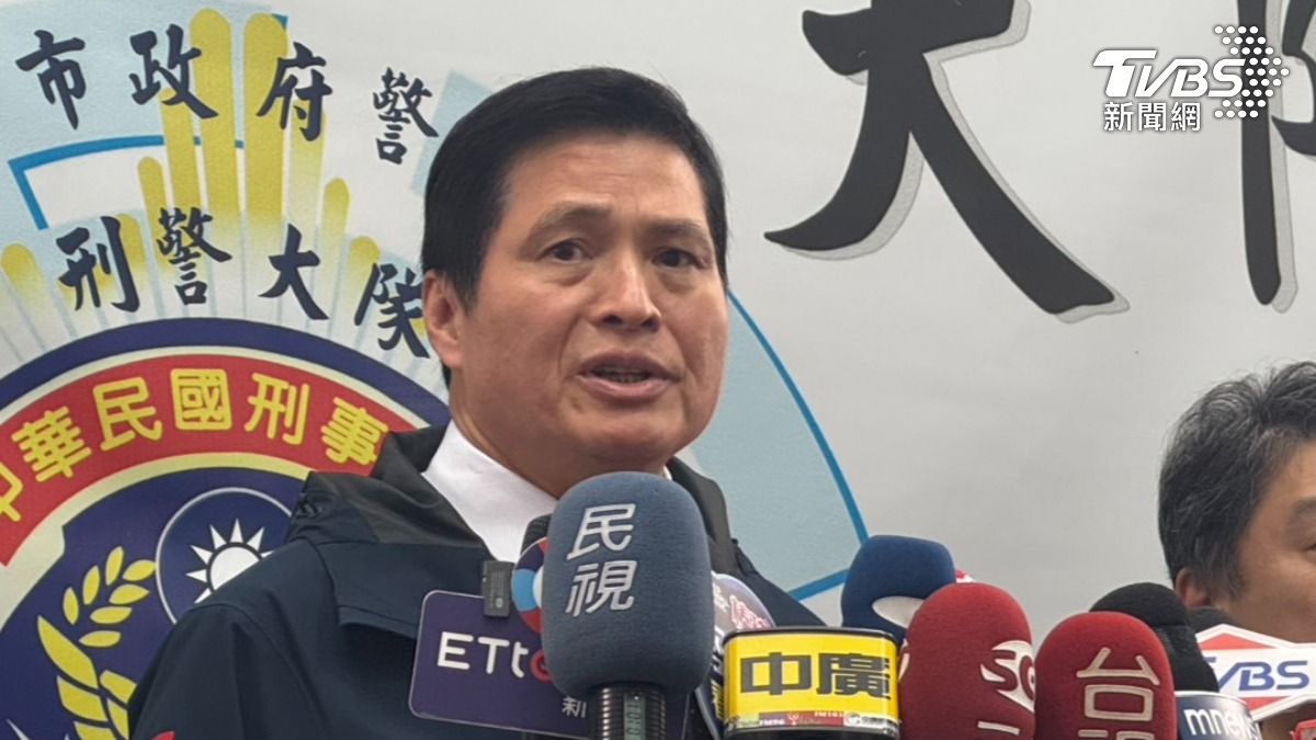 高雄市警察局長林炎田。（圖／TVBS）